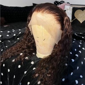 Water Wave Lace front Wig Human hair 13x4 HD lace frontal wig 20 inch